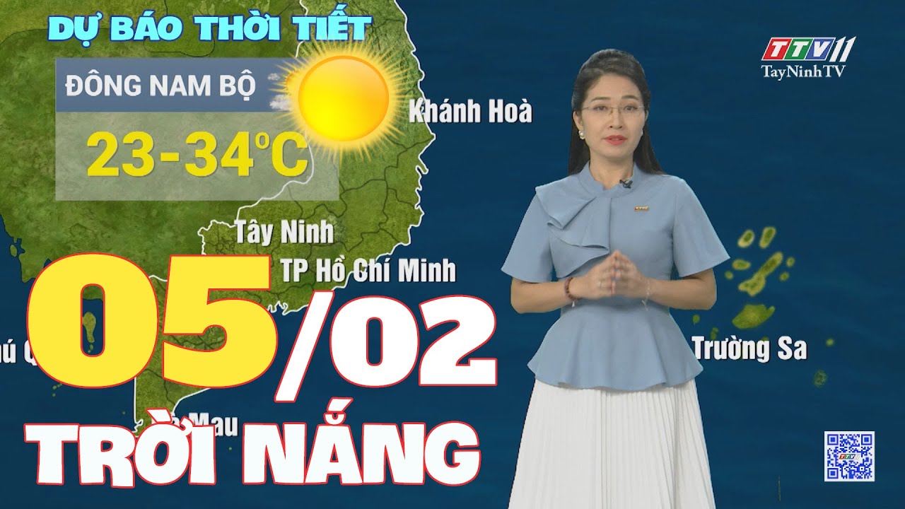 Bản tin thời tiết 05-02-2024 | TayNinhTVEnt